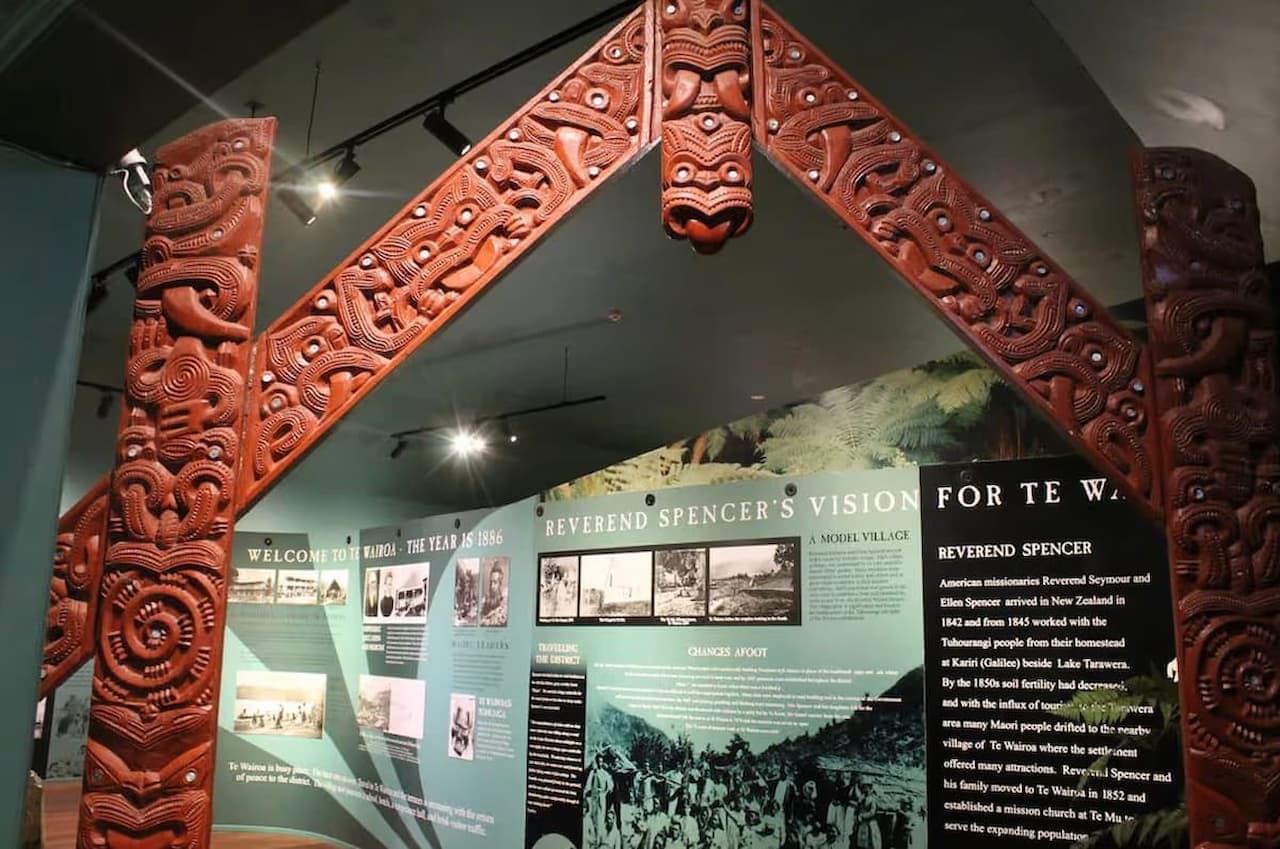 Entrada para el pueblo enterrado de Te Wairoa - imagen 2